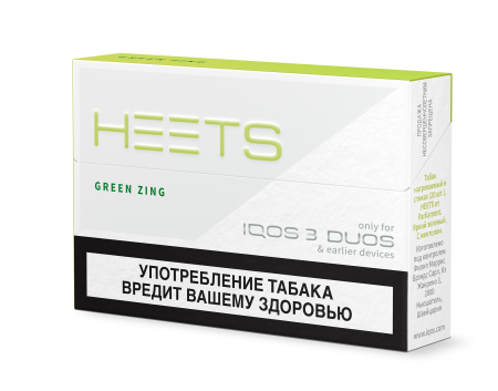 Табачные стики heets green zing для IQOS